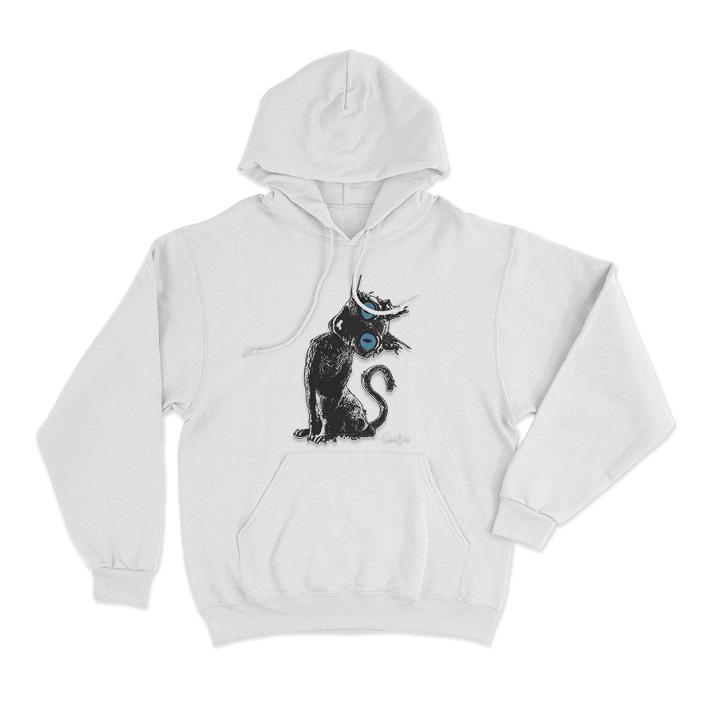 Coraline Cat Unisex Hoodie White Coraline Cat Unisex Hoodie White