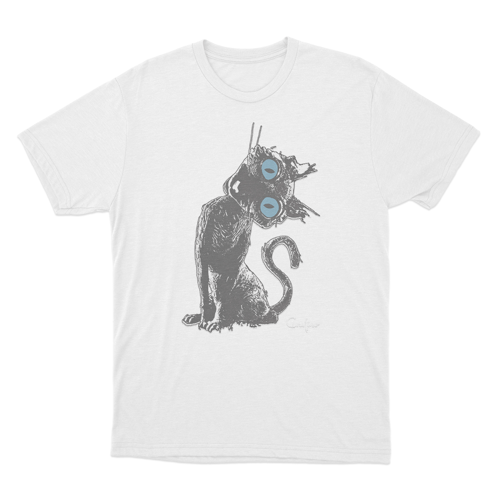 Coraline Cat Unisex T Shirt White Coraline Cat Unisex T Shirt White