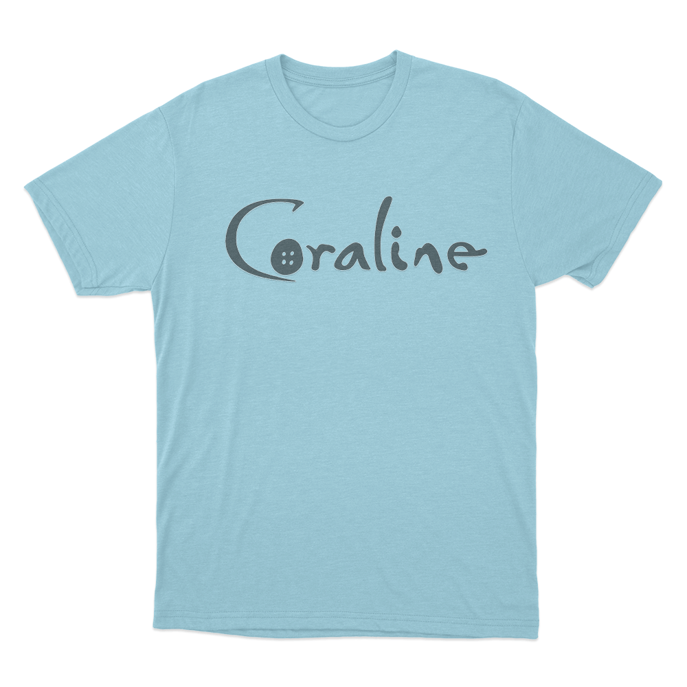 Coraline Logo Unisex T Shirt Sky Blue Coraline Logo Unisex T Shirt Sky Blue