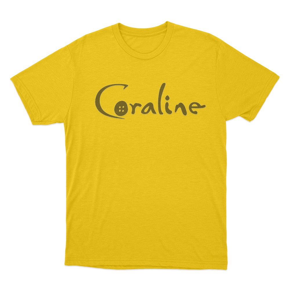 Coraline Logo Unisex T Shirt Yellow Coraline Logo Unisex T Shirt Yellow