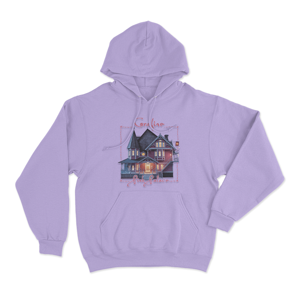 Coraline The Pink Palace Hoodie Purple Coraline The Pink Palace Hoodie Purple