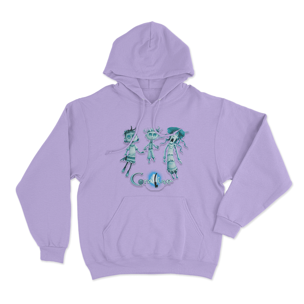 Coraline Three Ghost Children Unisex Hoodie Purple Coraline Three Ghost Children Unisex Hoodie Purple